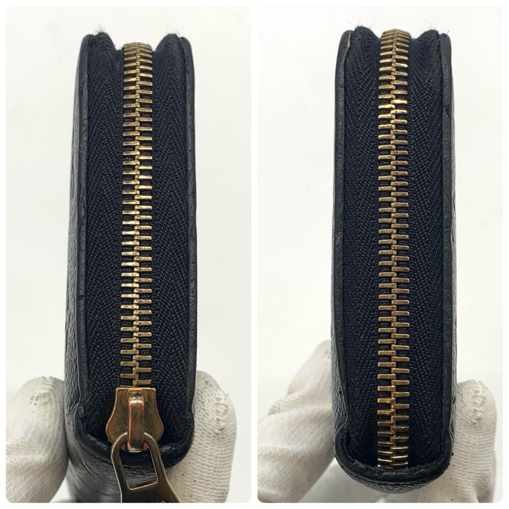 Authentic Louis Vuitton Monogram Empreinte Leather Zippy Long Wallet Black - Picture 11 of 15